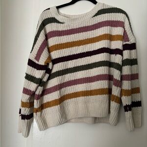 Stripped knit sweater